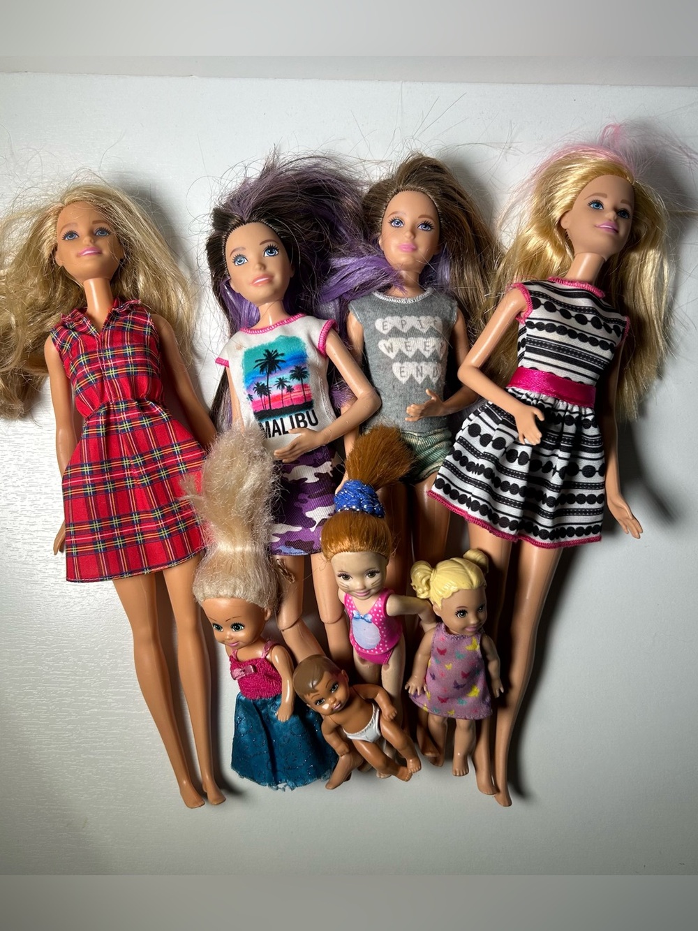 Barbie Lot Of 8 Vintage Dolls 2000 Era Dressed Variety